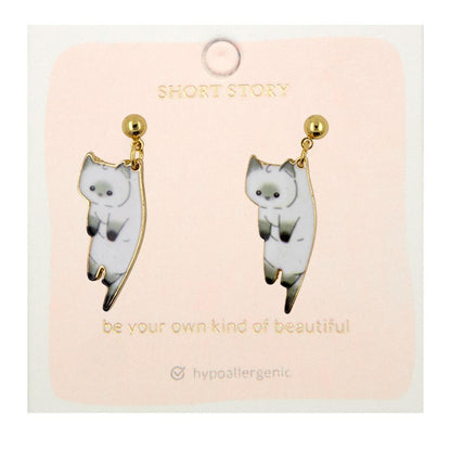 Drop Earring Cat