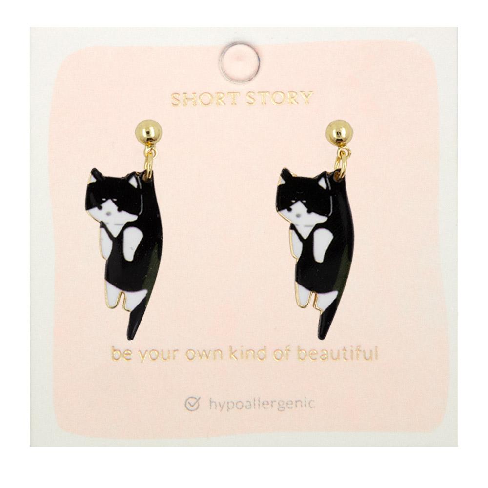 Cat drop deals earrings