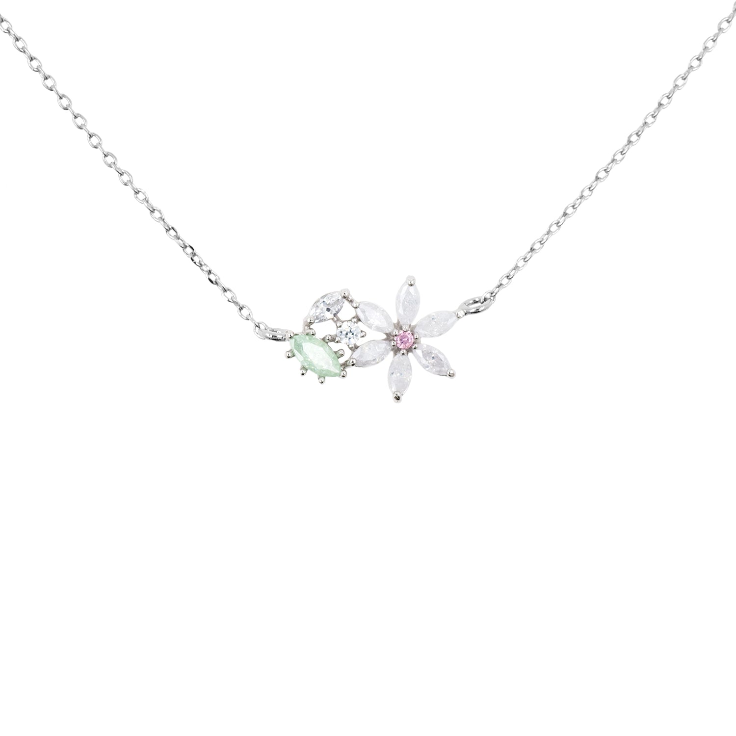 Necklace Flower and Leaves