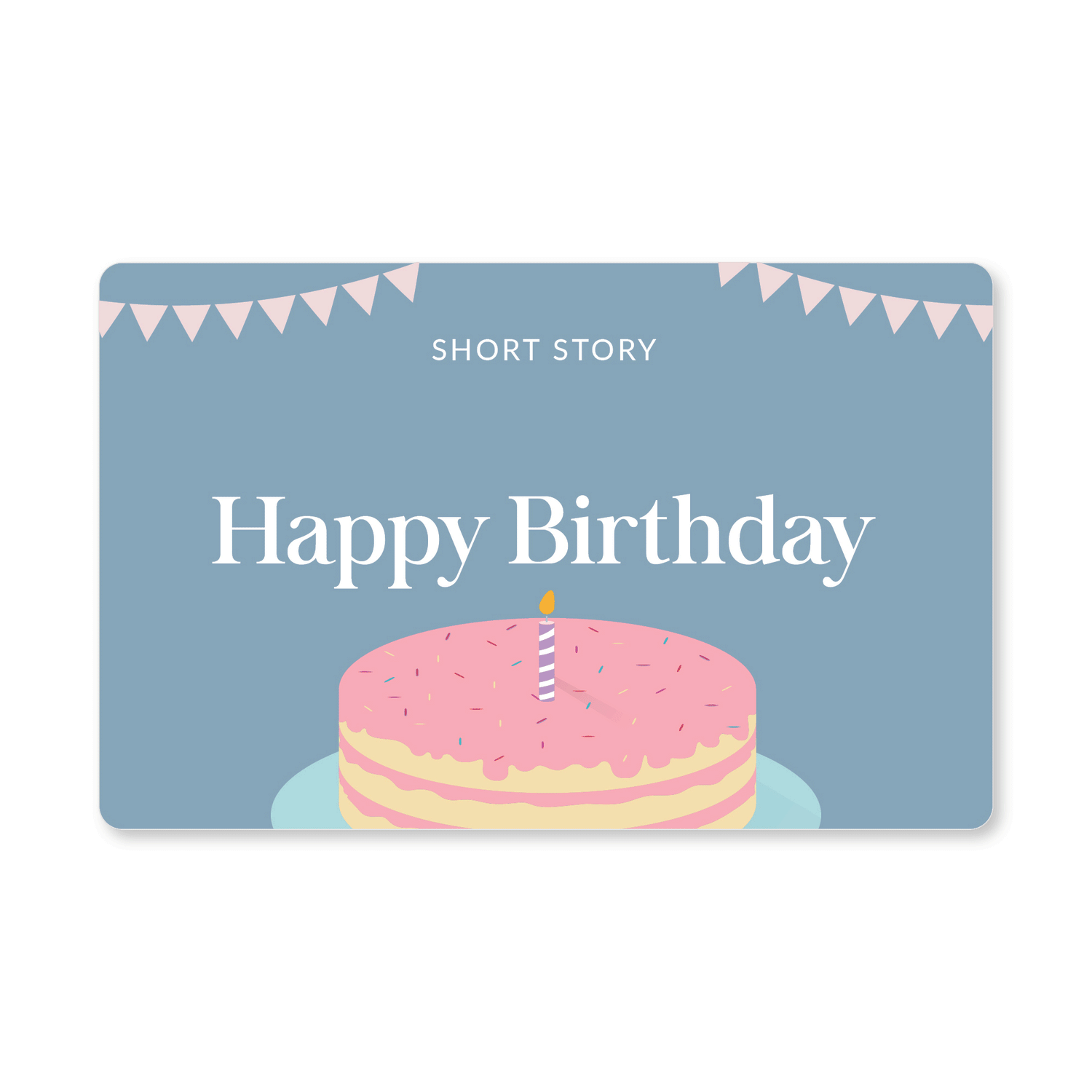 Short Story Digital Gift Card Happy Birthday