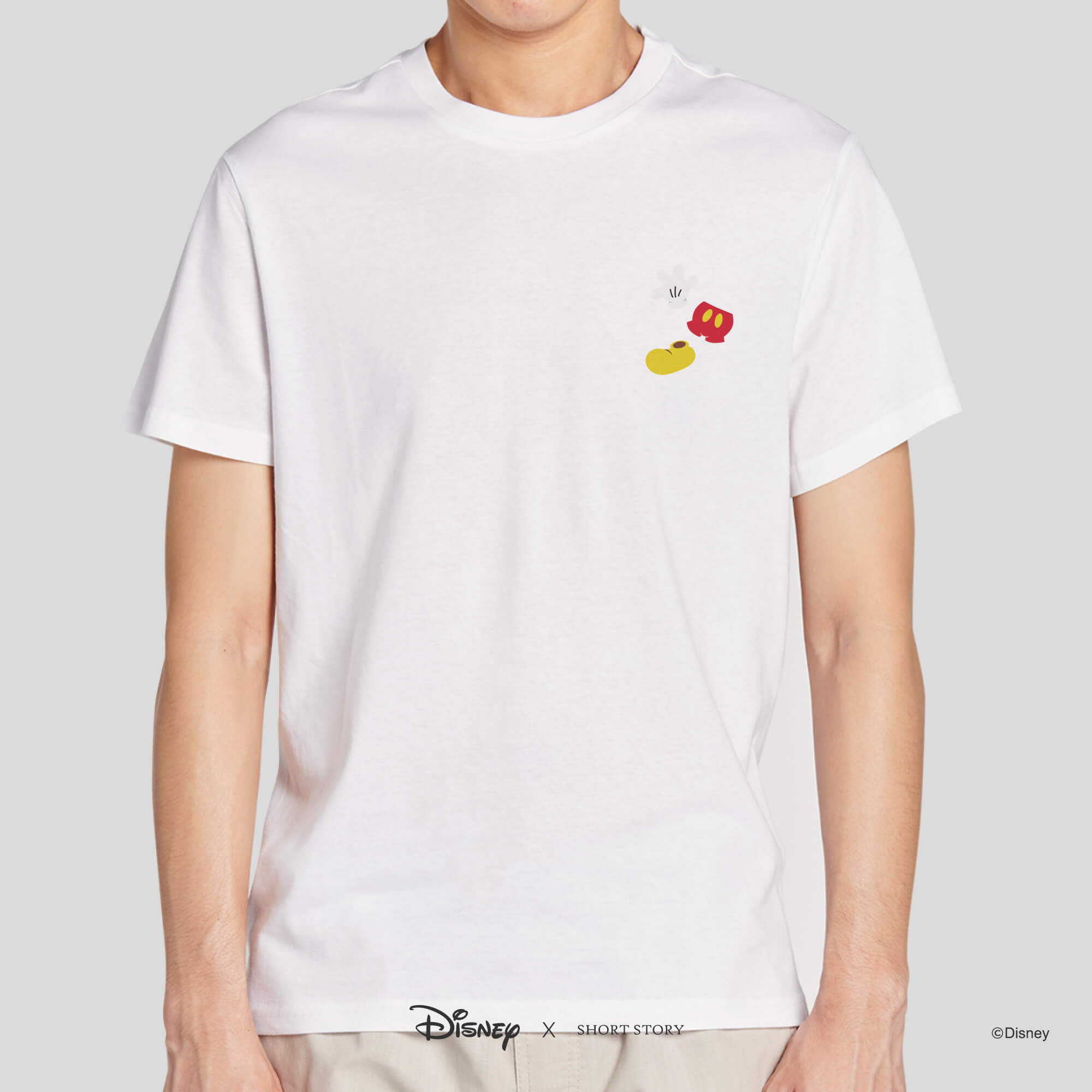 T-Shirt Embroidery Mickey Glove, Pant &amp; Shoe
