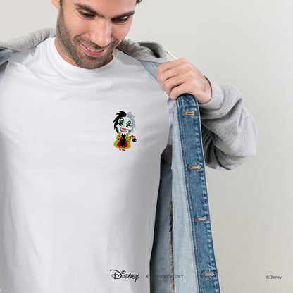 T-Shirt Embroidery Villains Cruella