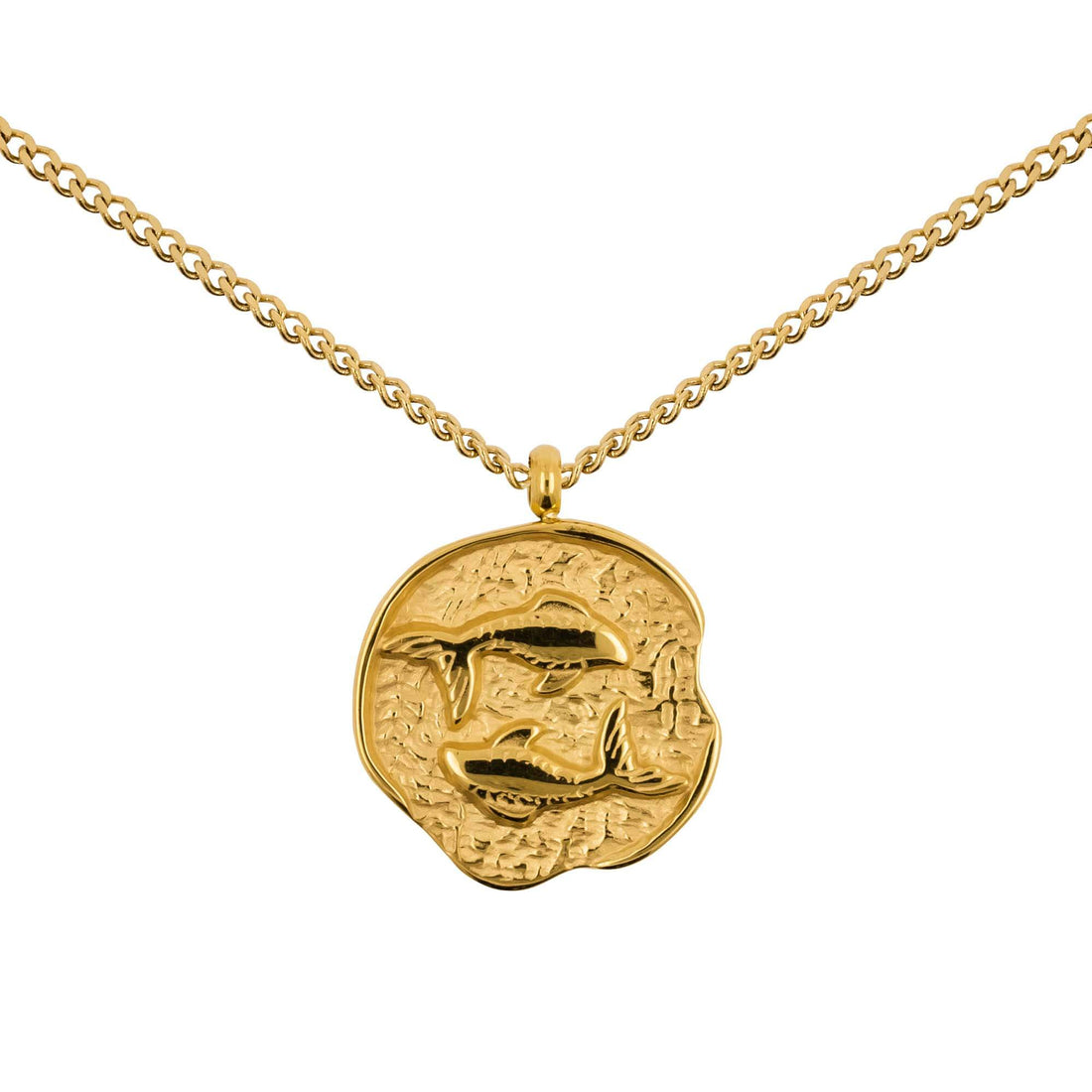 Necklace Medallion Pisces Gold *