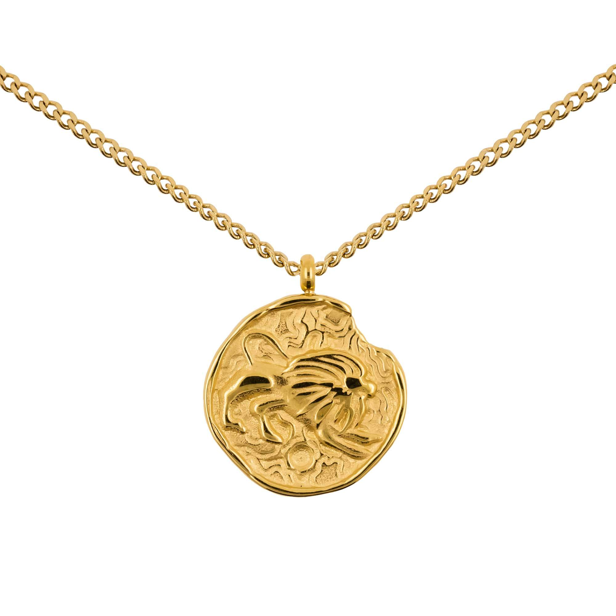 Necklace Medallion Leo Gold *