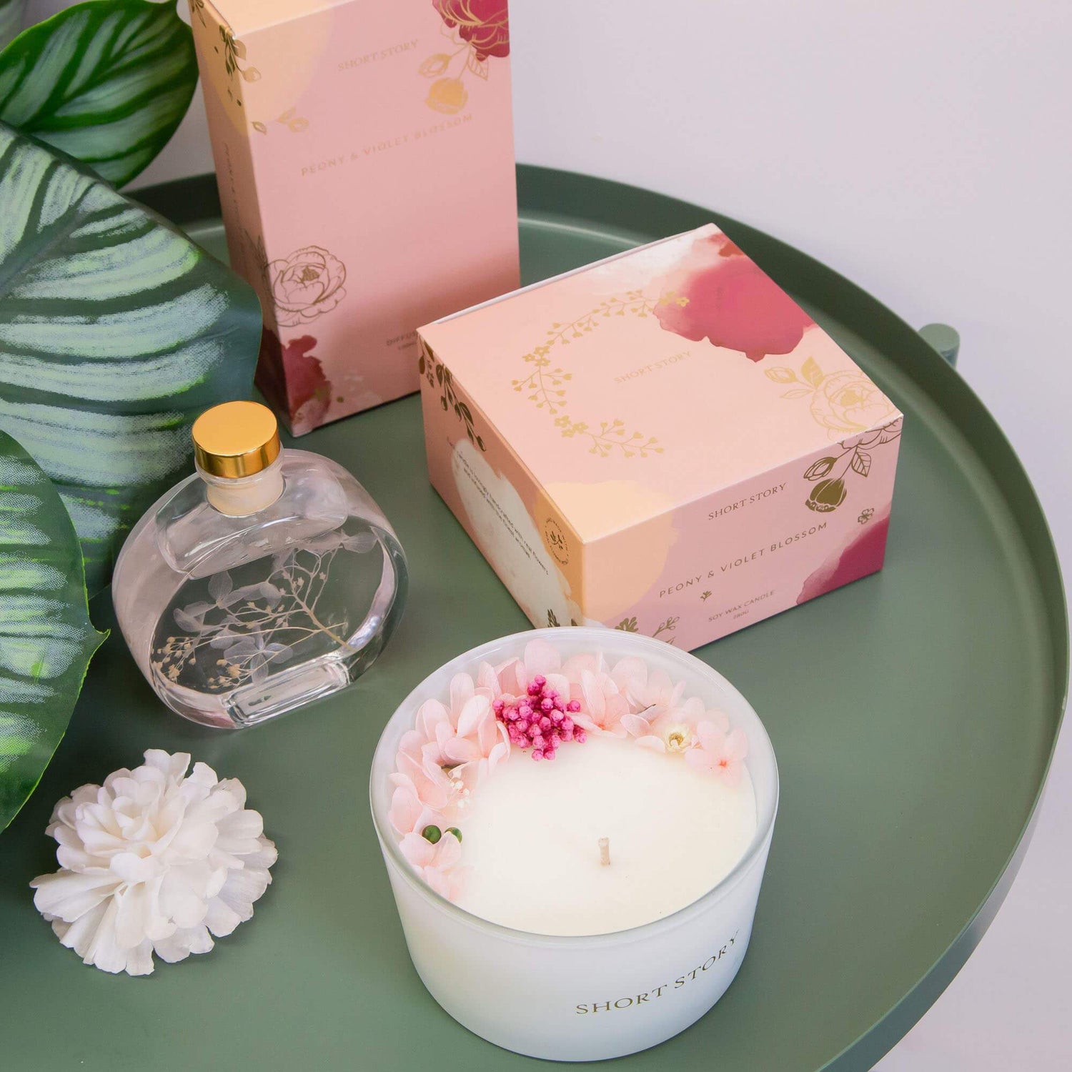 Candle and Diffuser Pack Peonies