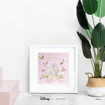 Disney Large White Frame Castle II
