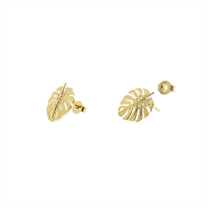 Earring Monstera Leaf