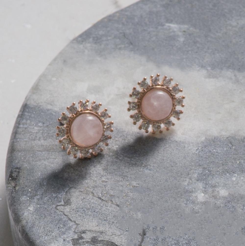Earring Sun Stone