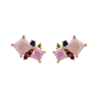 Earring Allure Pink and Purple