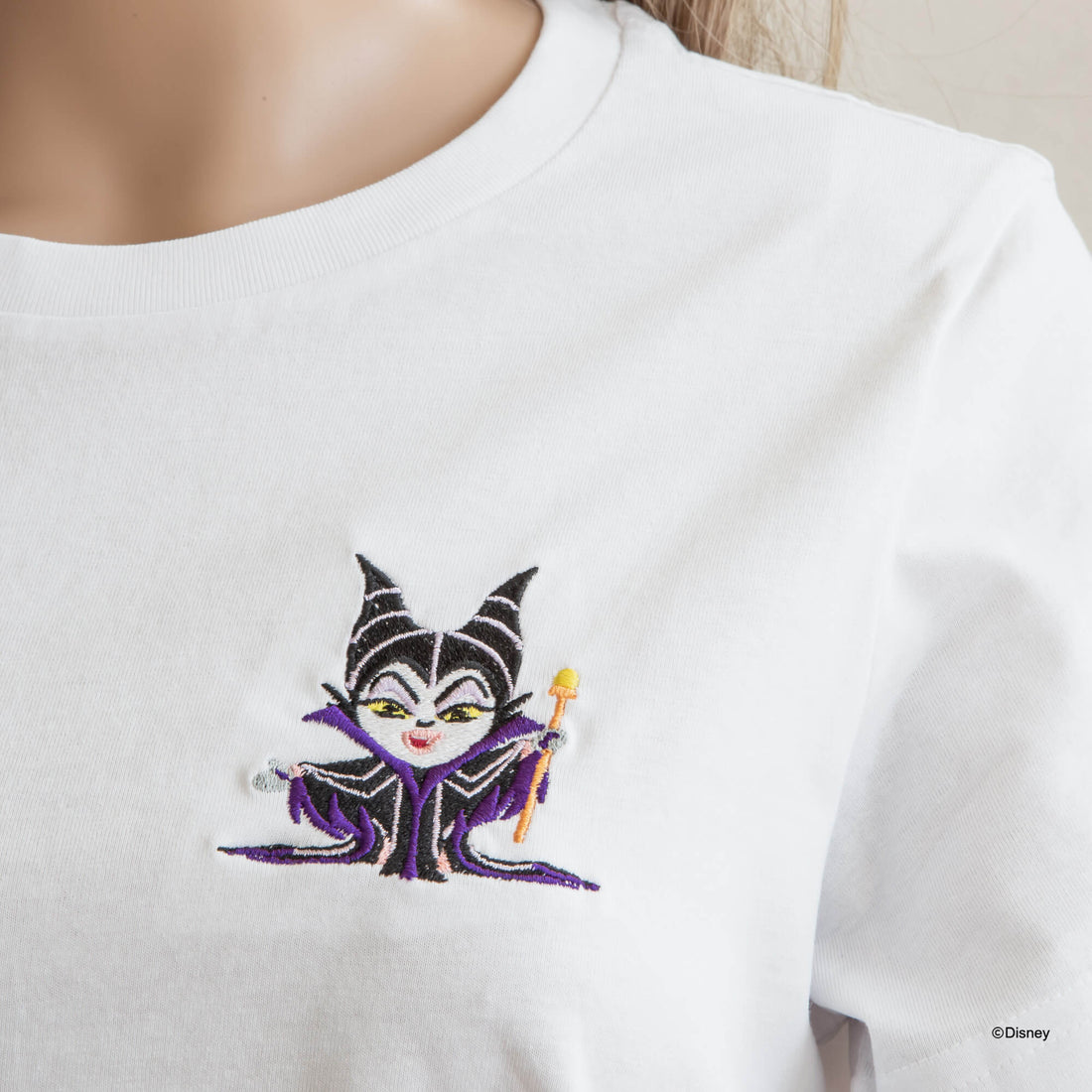 T-Shirt Embroidery Villains Maleficent