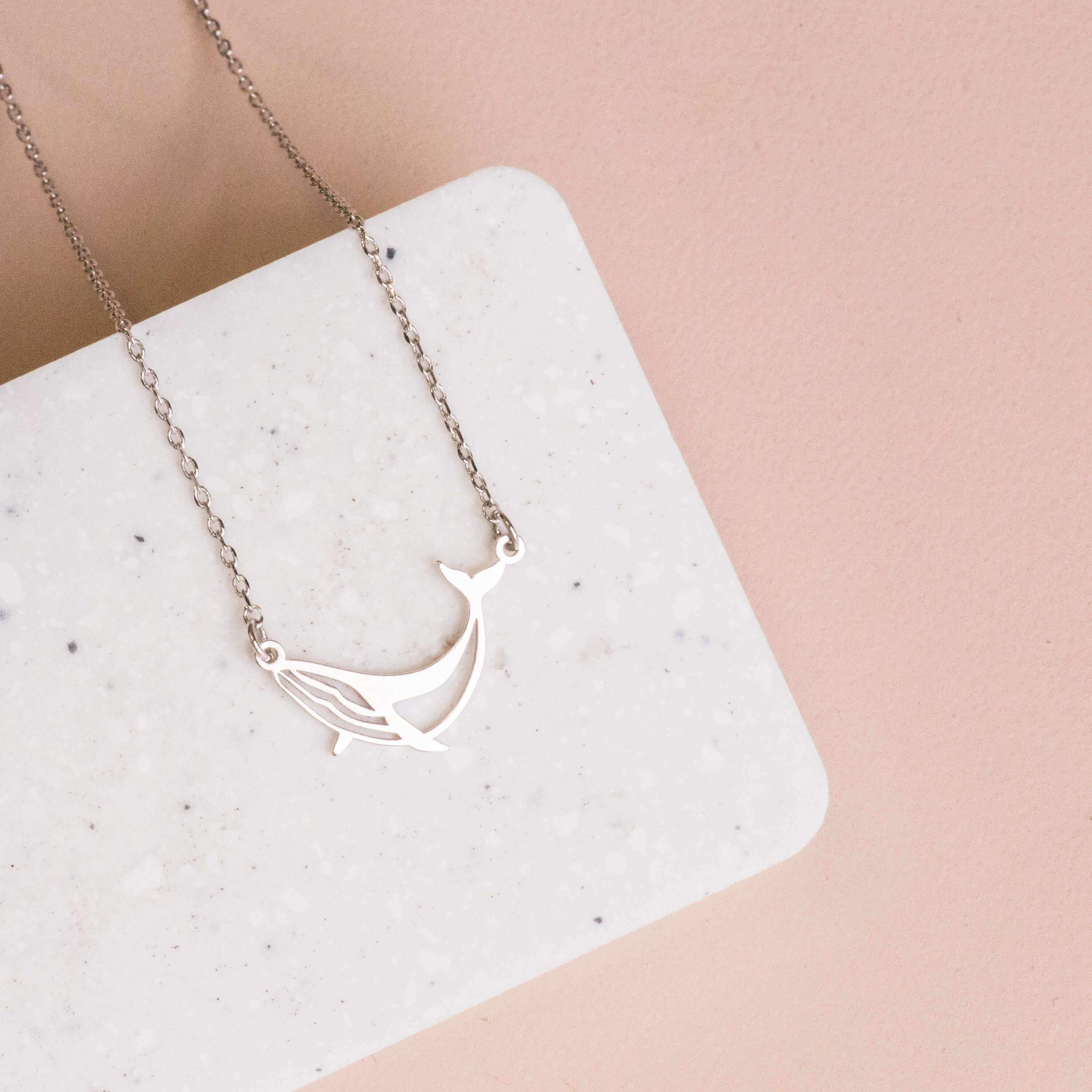 Necklace Whale Stencil