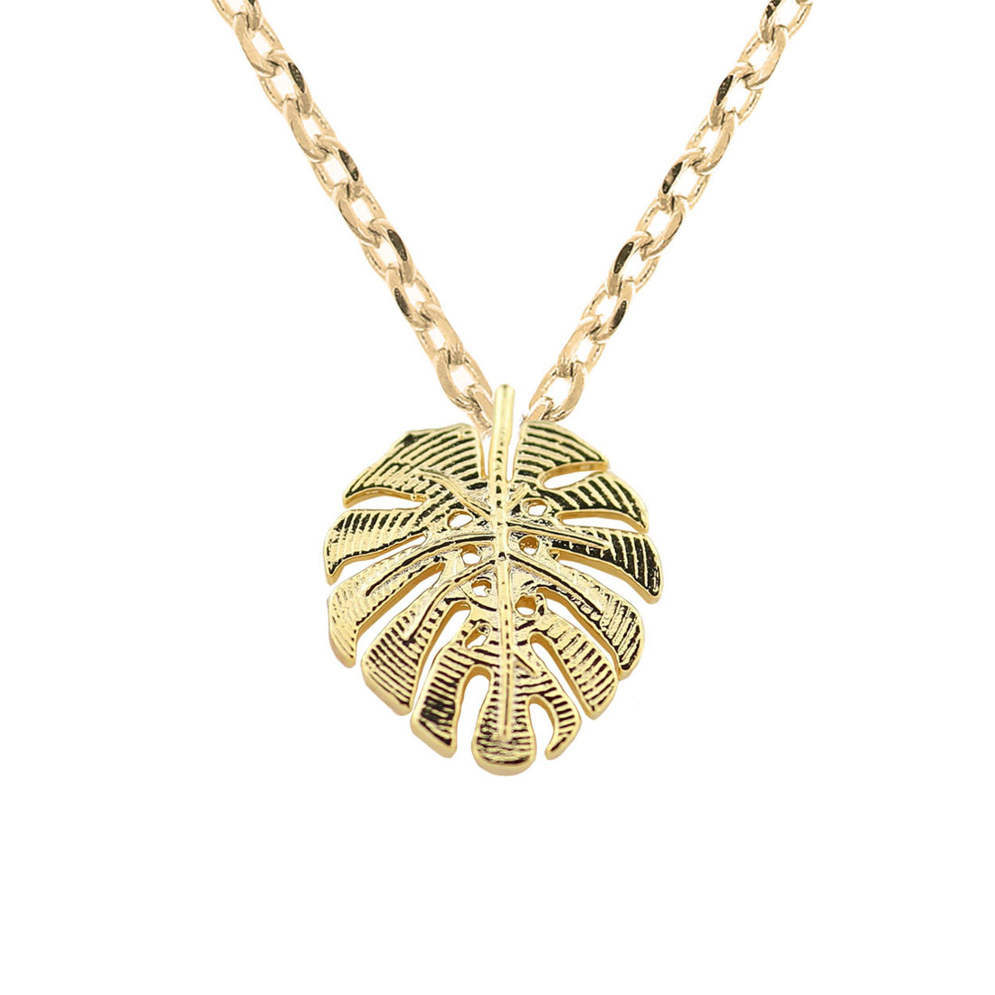 Necklace Monstera Leaf