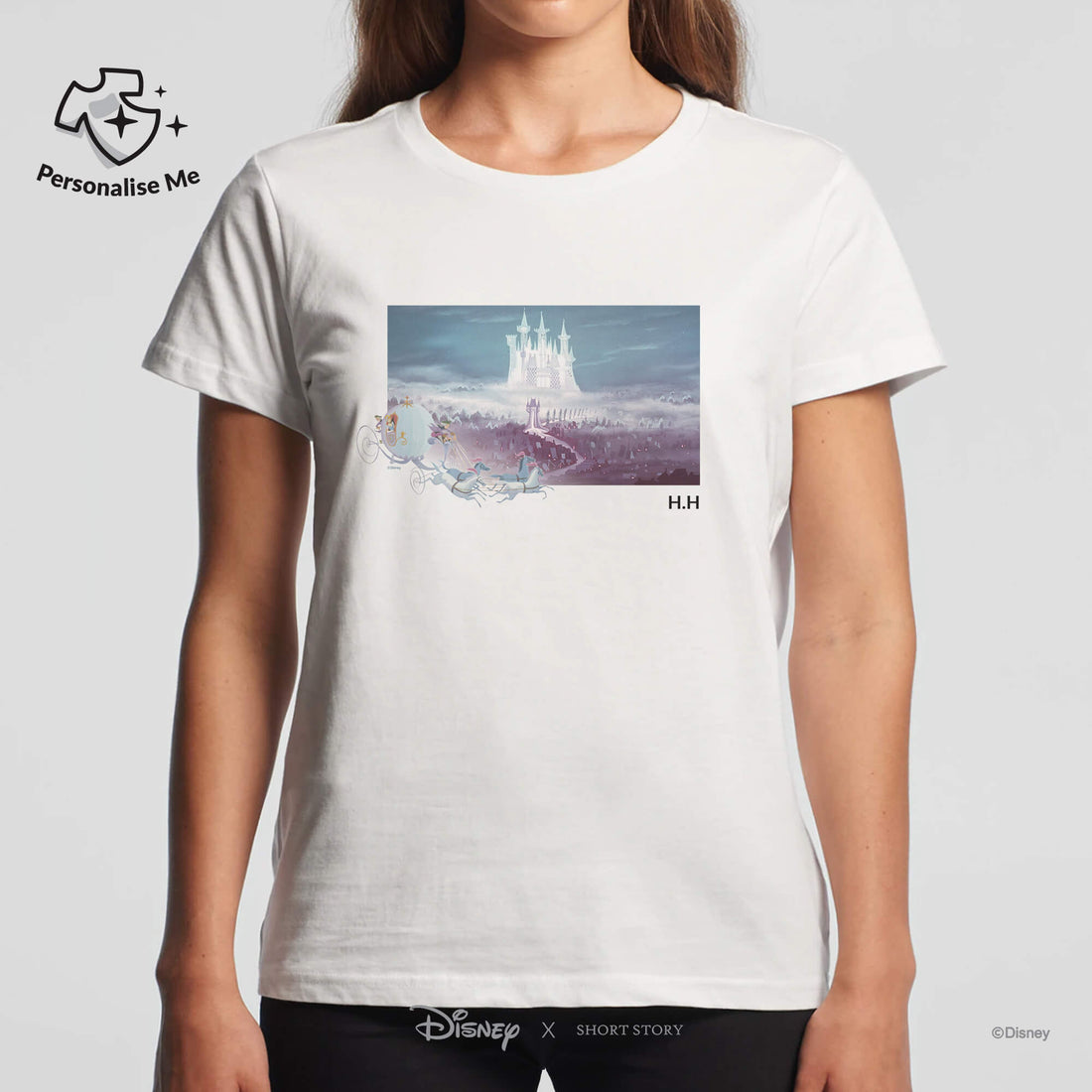 T-Shirt Print Cinderella&