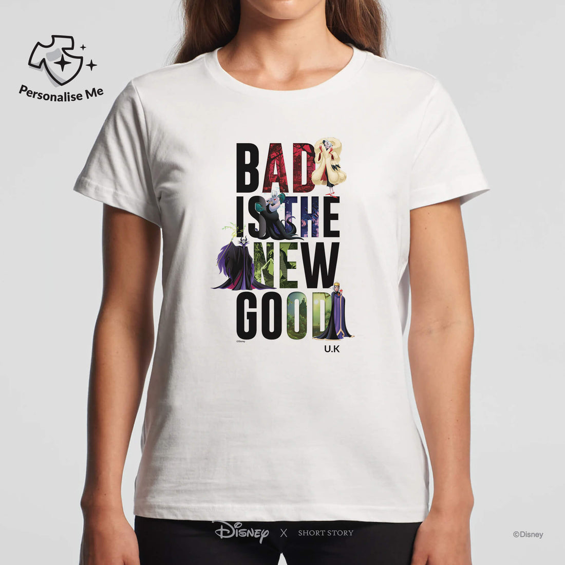 T-Shirt Print Villains Bad Is The New Good