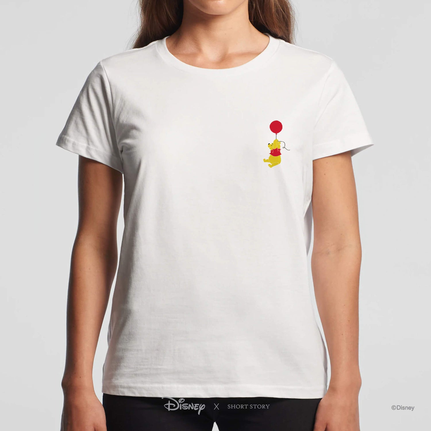 T-Shirt Embroidery WTP Pooh &amp; Balloon