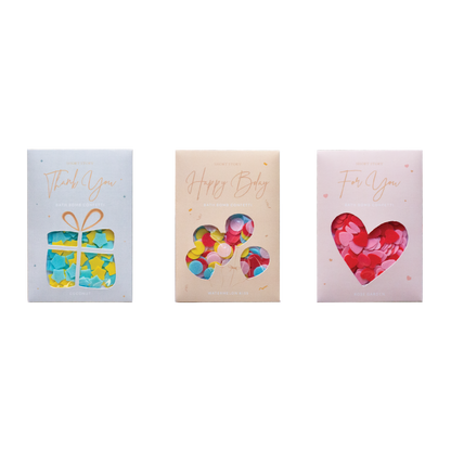 Card Bath Confetti Thank You Coconut
