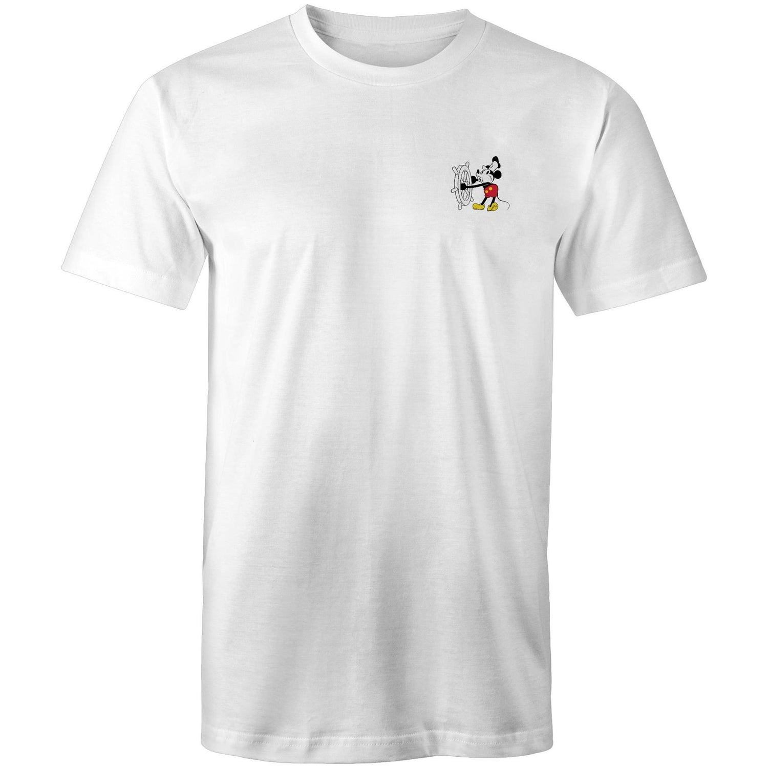 T-Shirt Embroidery Mickey Steamboat Willie