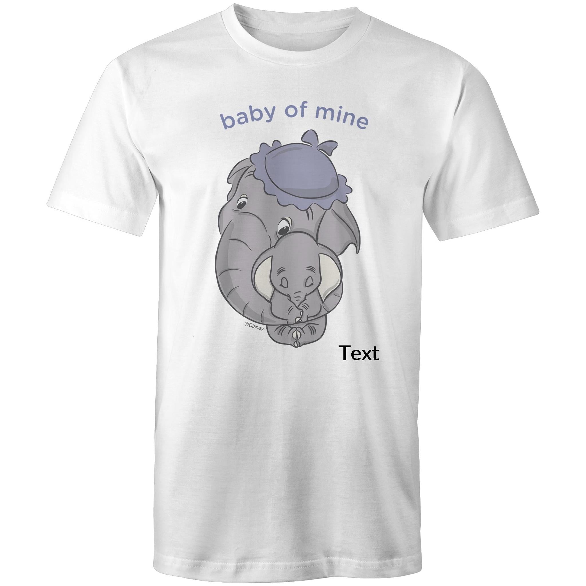 T-Shirt Print Dumbo Baby of Mine Adult