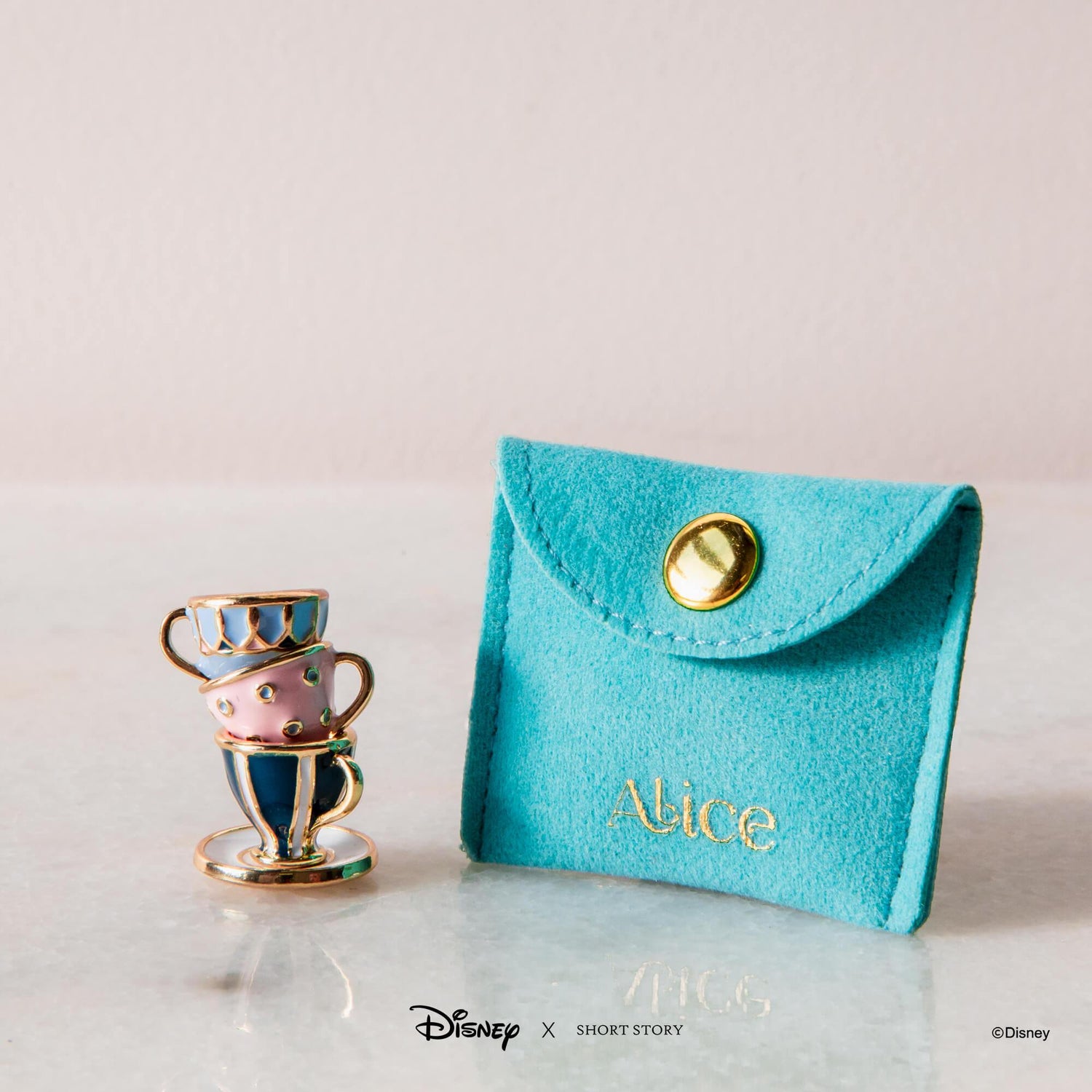 Disney Trinket Pouch Alice In Wonderland Teacups