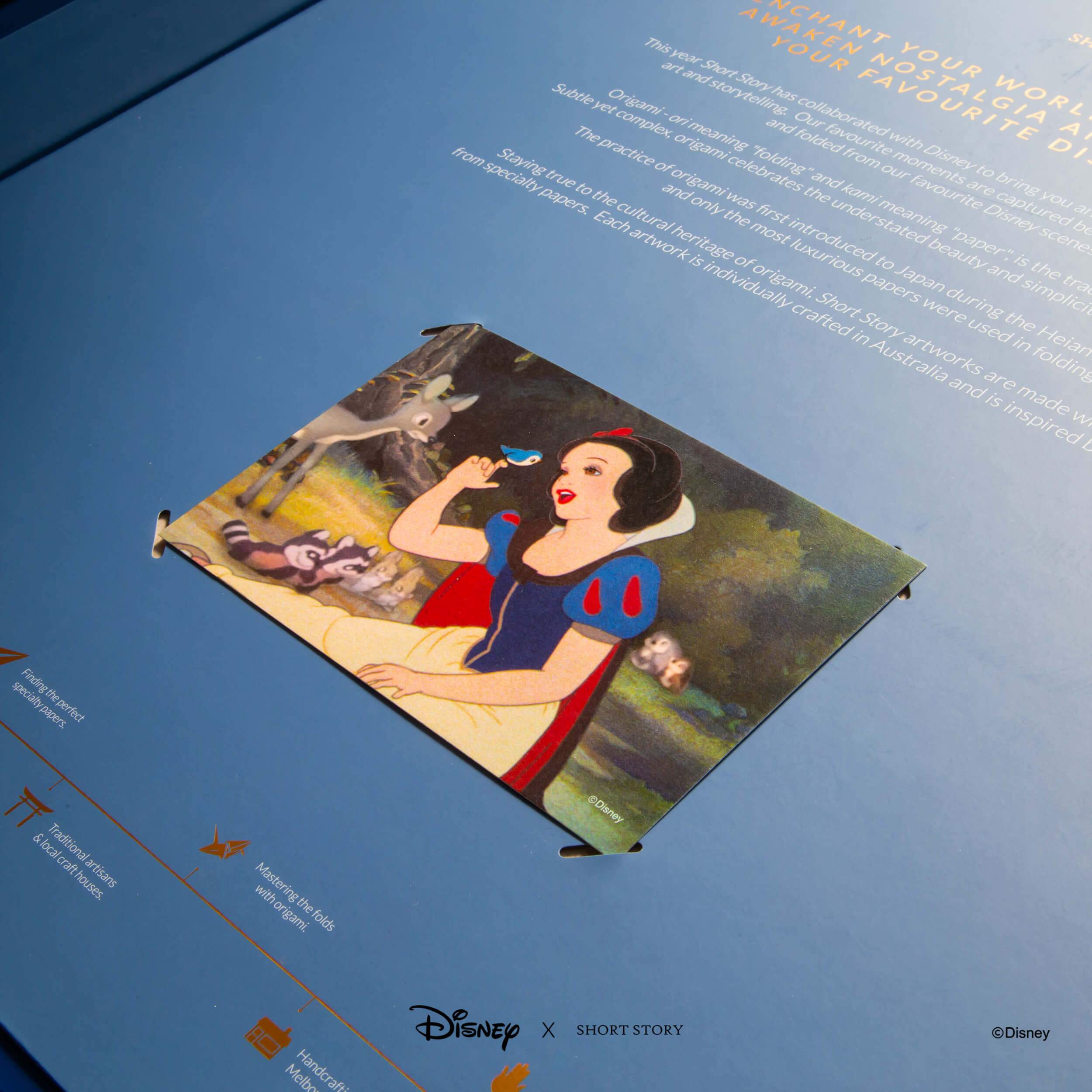 Disney Large Black Frame Snow White