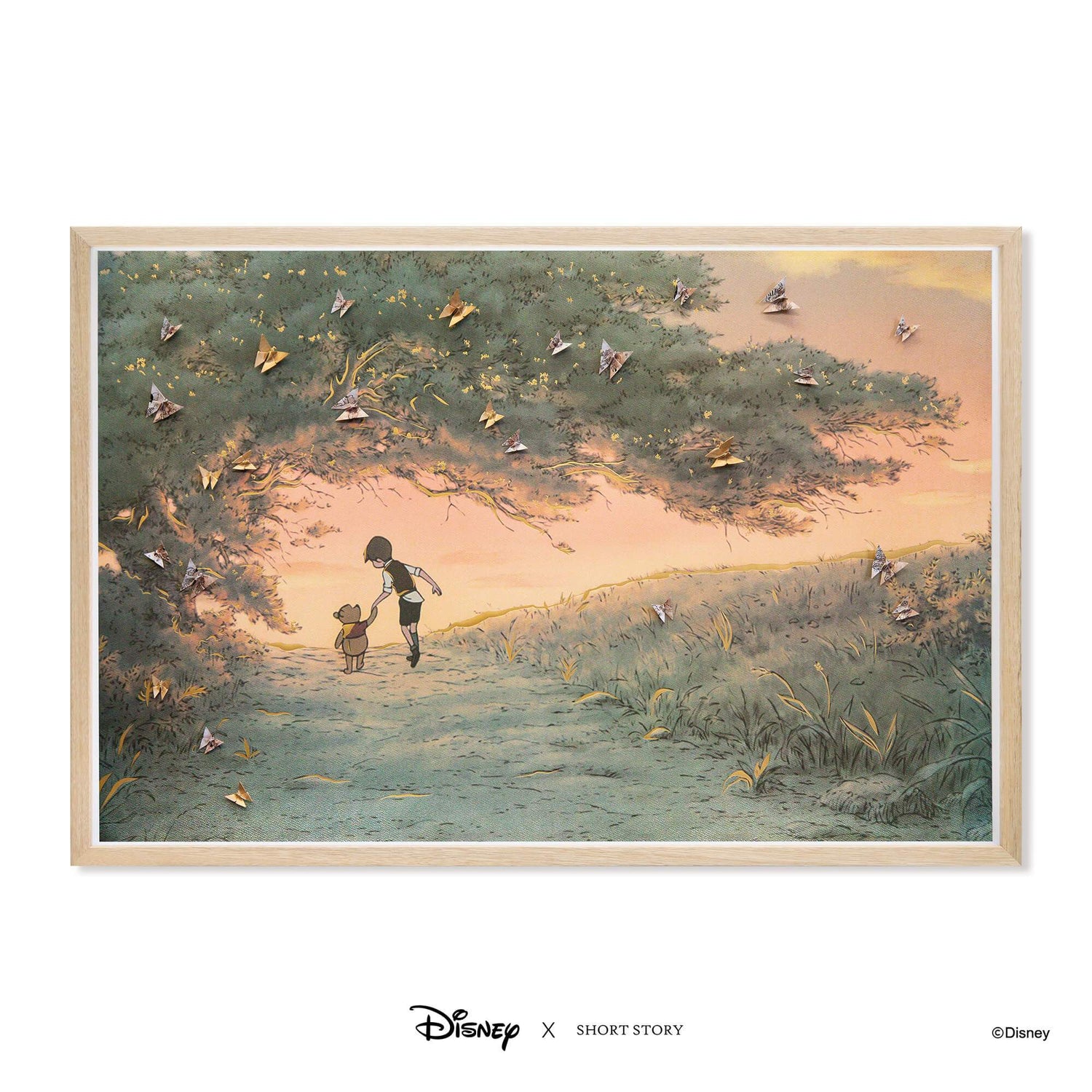 Disney Deluxe Natural Frame Winnie the Pooh