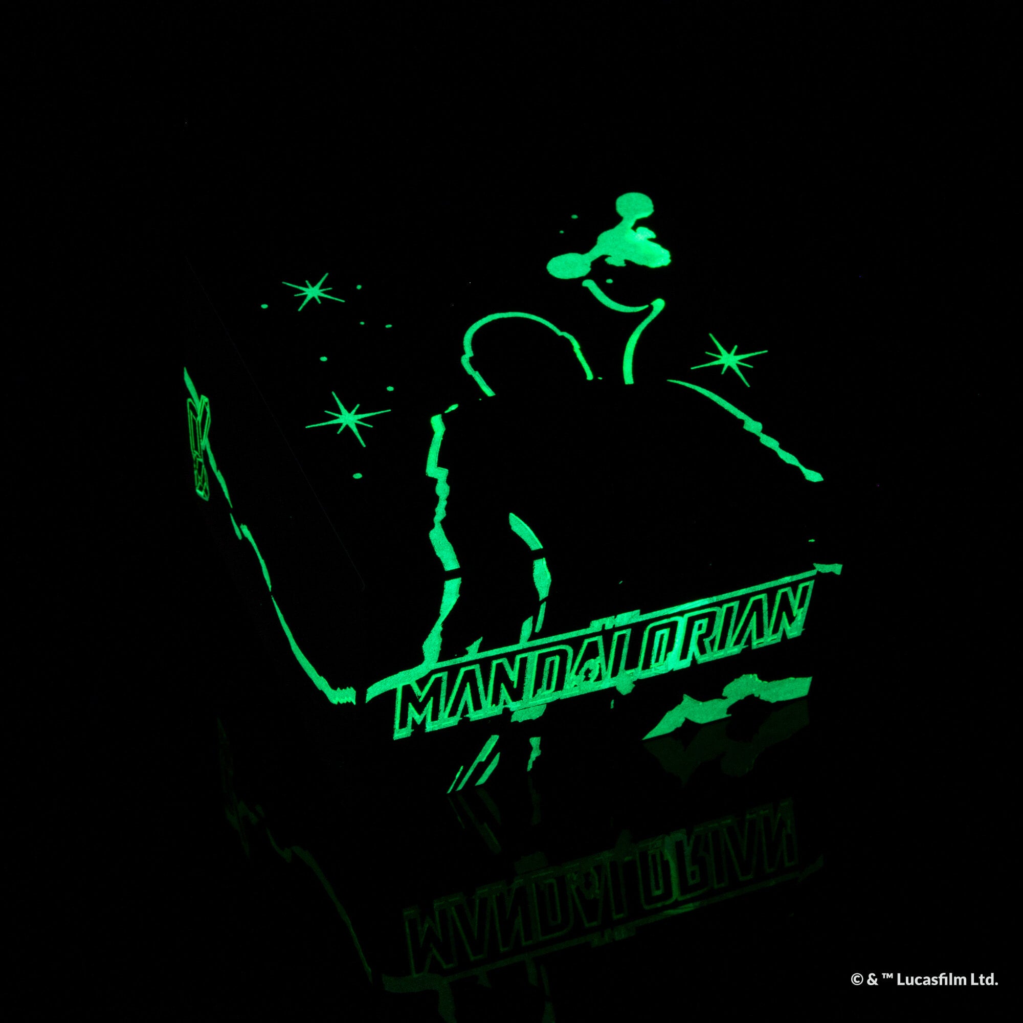 Mandalorian deals neon sign