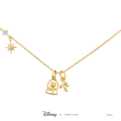 Disney Necklace Charm Enchanted Rose