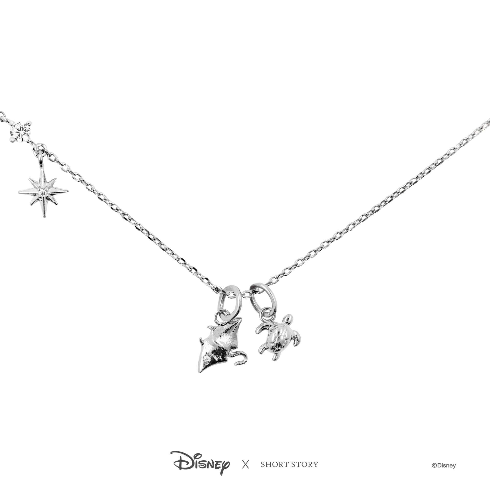 Disney Necklace Charm Diamante Manta Ray