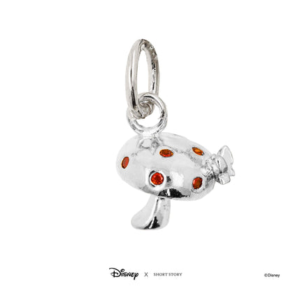 Disney Necklace Charm Diamante Mushroom