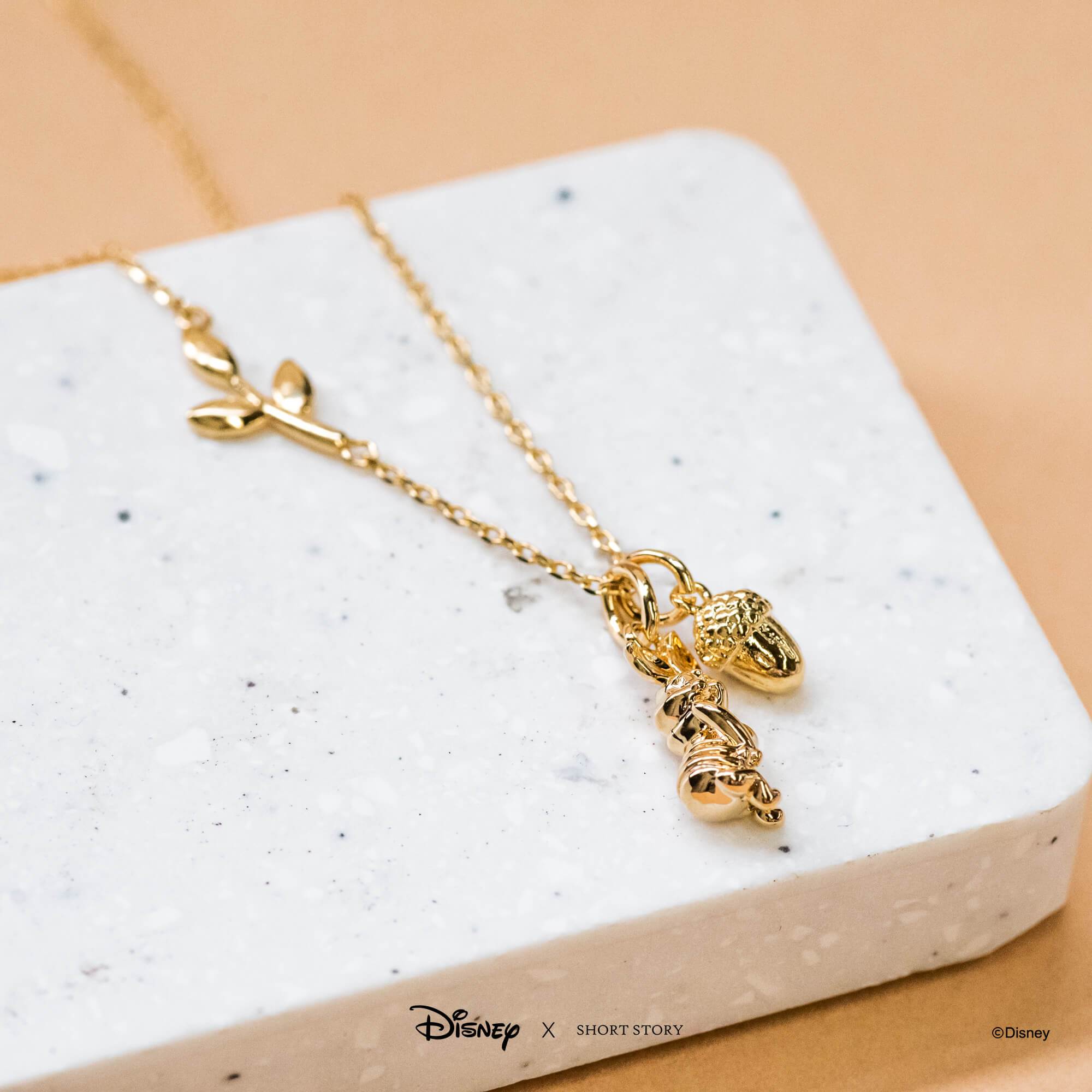 Disney Necklace Charm Acorn