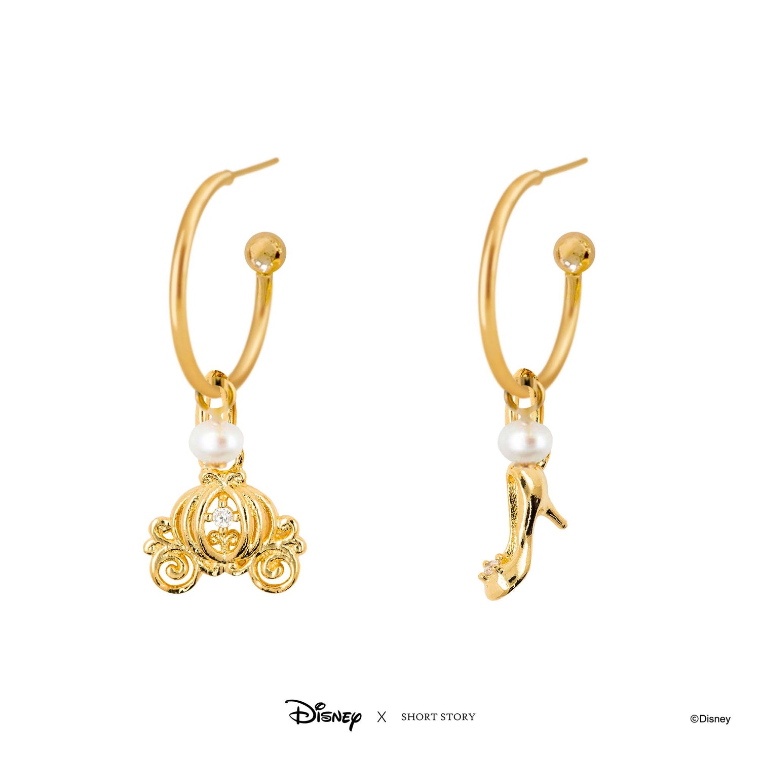 Disney Hoop Earring Cinderella