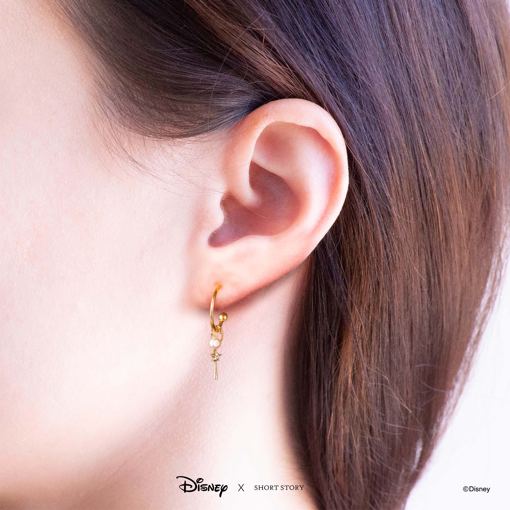 Disney Hoop Earring Tinker Bell