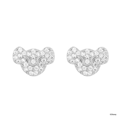 Disney Earring Diamante Simba Face