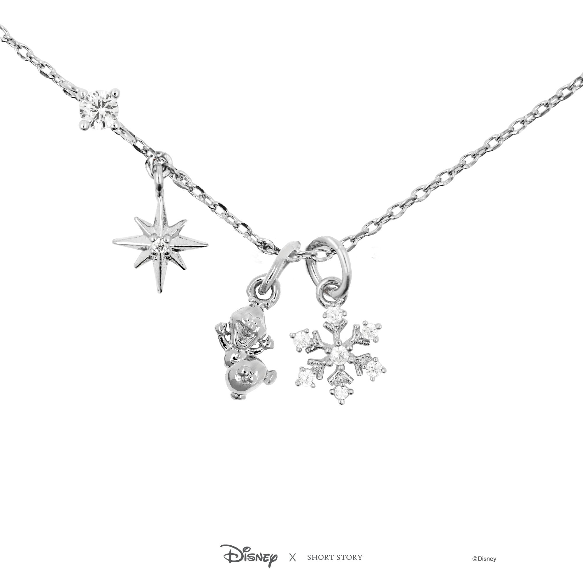 Frozen sterling deals silver necklace