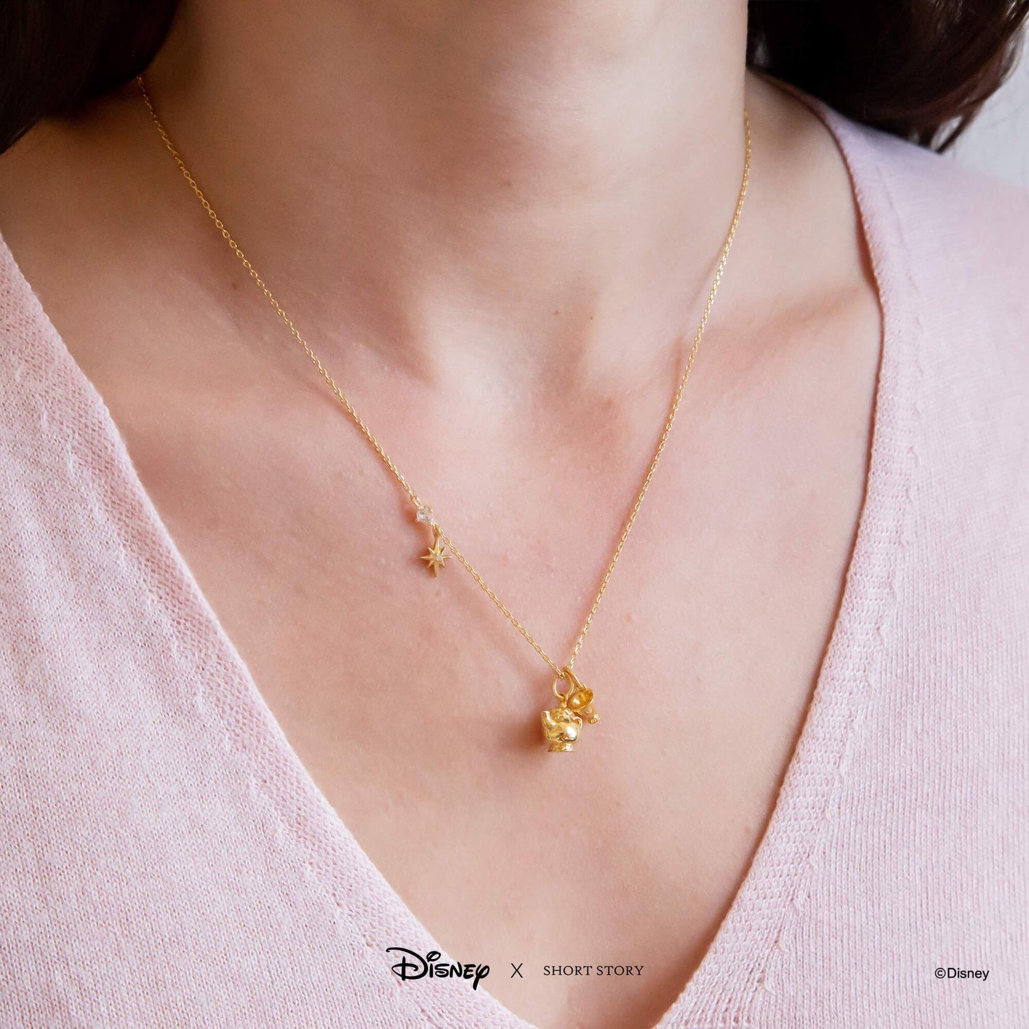 Disney Necklace Chip and Mrs Potts