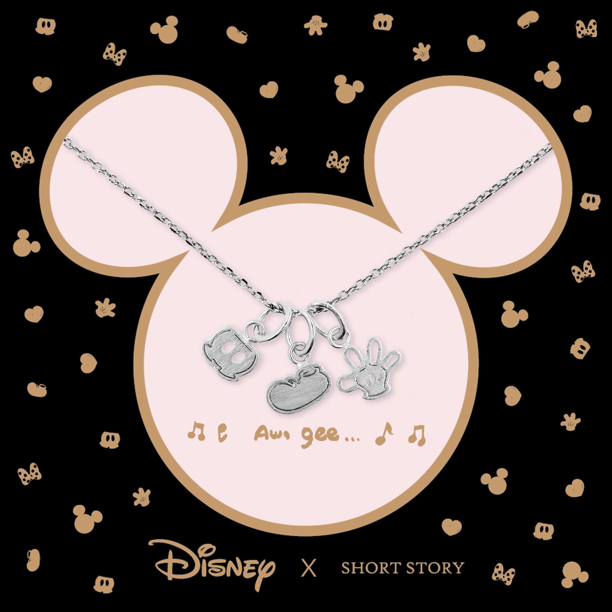 Disney Necklace Mickey Shorts Shoe Glove