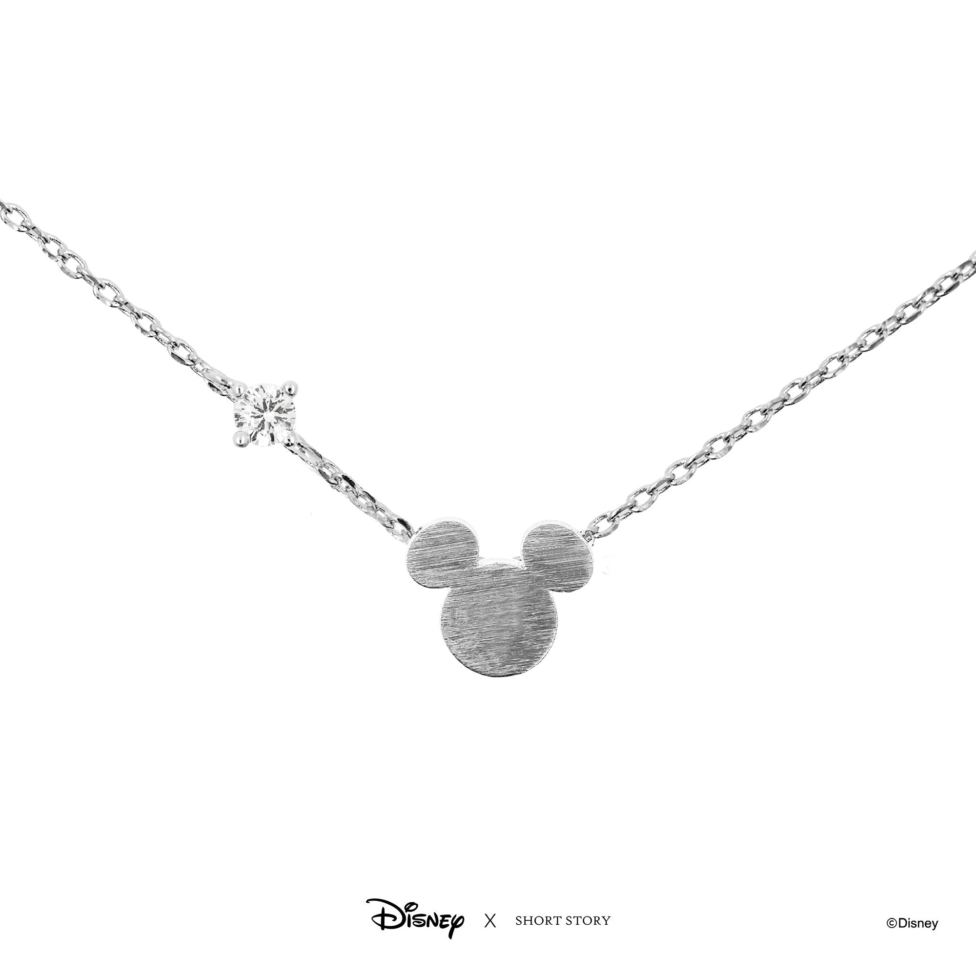Mickey Mouse Icon Necklace Pendant Disney Jewelry Made With 925 Sterling  Silver Chain Gift Stocking Stuffer - Etsy Denmark