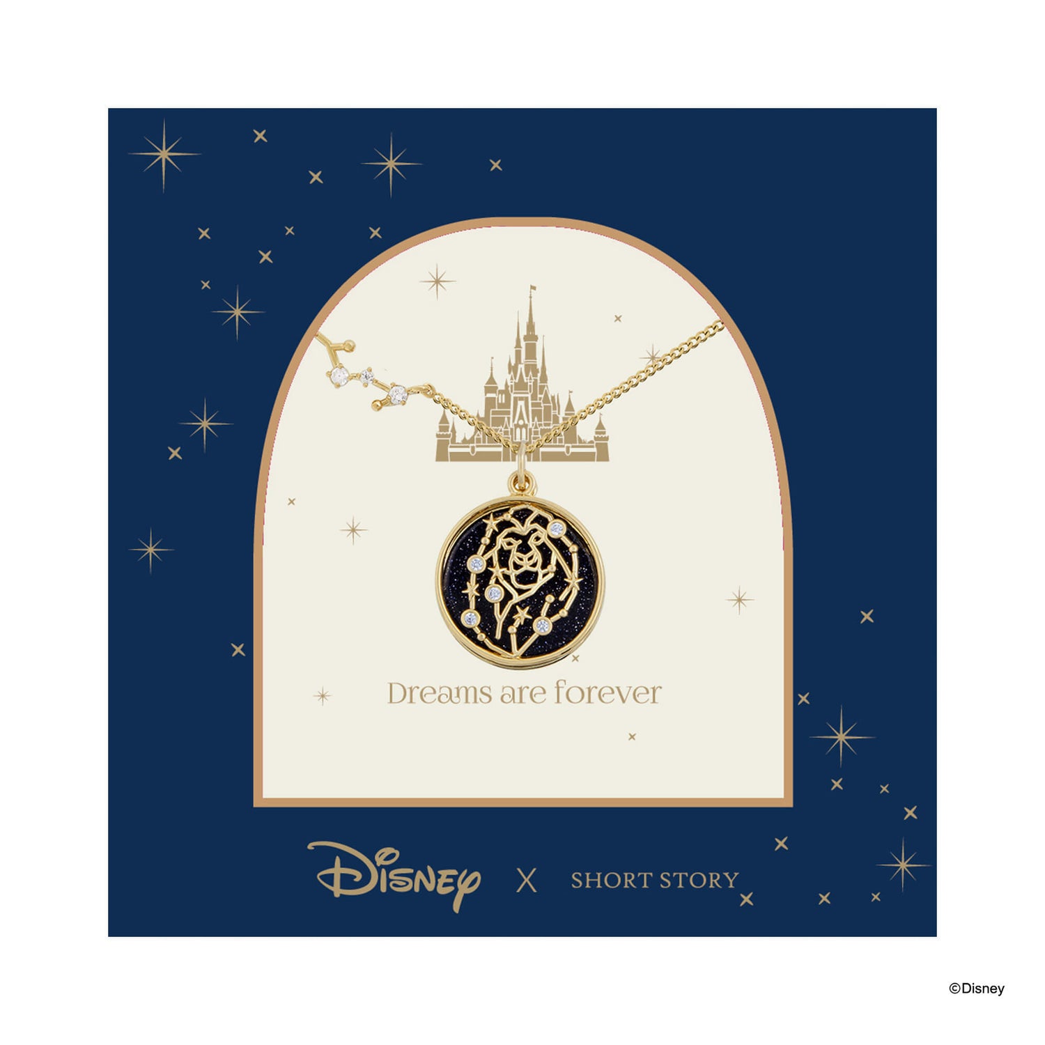 Disney Necklace Diamante Remember