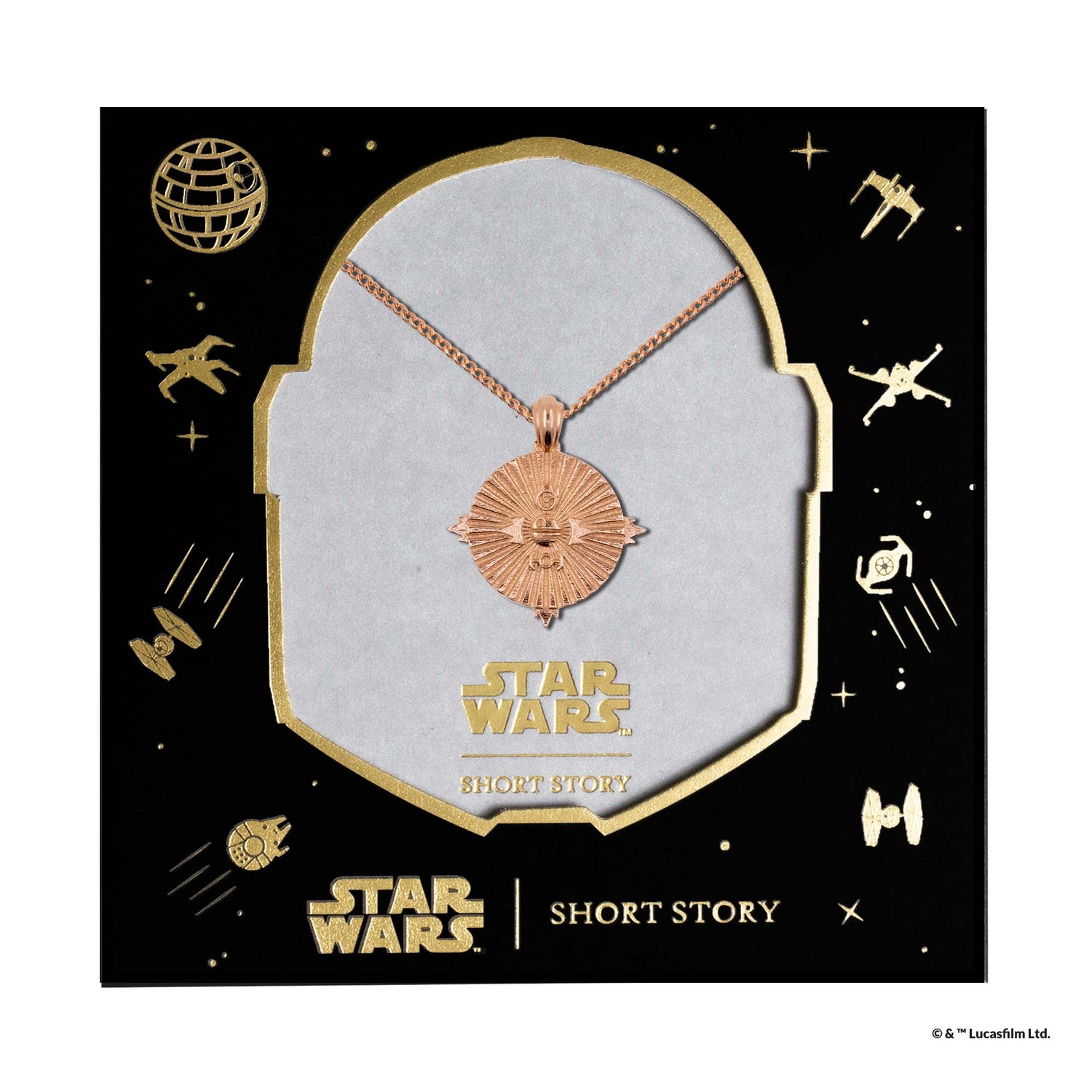 Star Wars™ Necklace The Sith™ Rose Gold