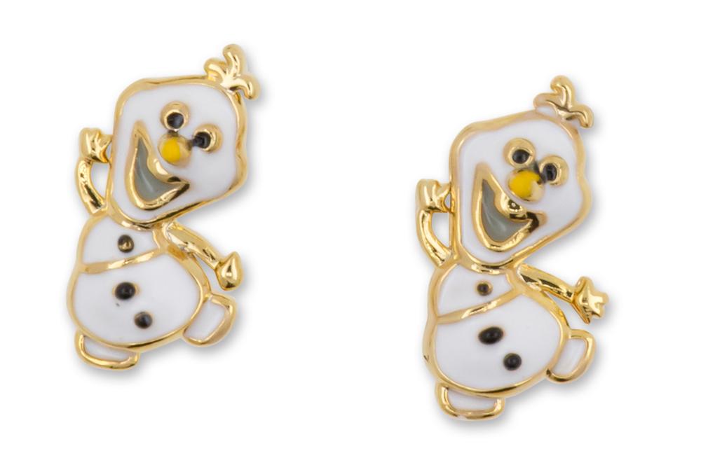 Disney Earring Epoxy Frozen Olaf Snowman