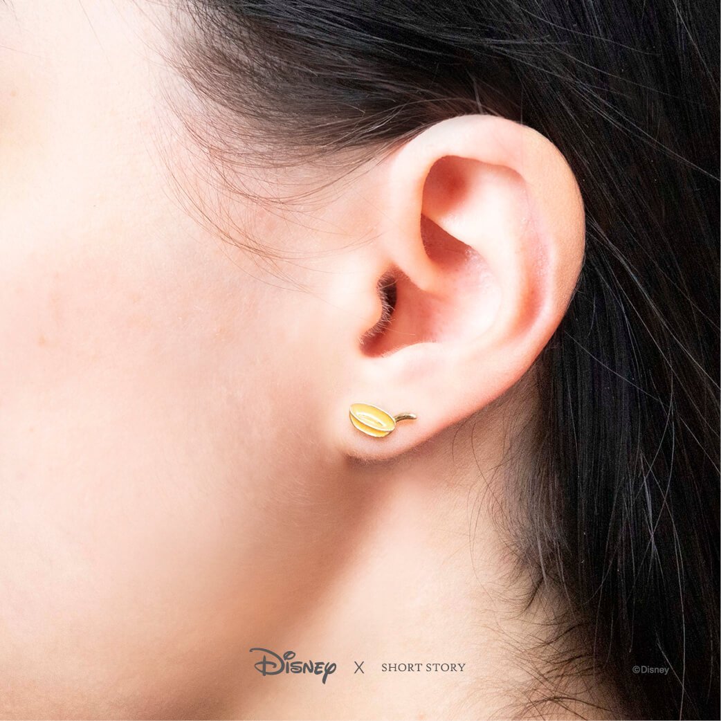 Disney Earring Epoxy Tangled Pascal &amp; Pan