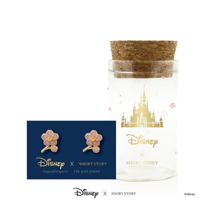 Disney Earring Epoxy Mulan Blossoms