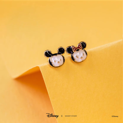Disney Earring Epoxy Mickey &amp; Minnie