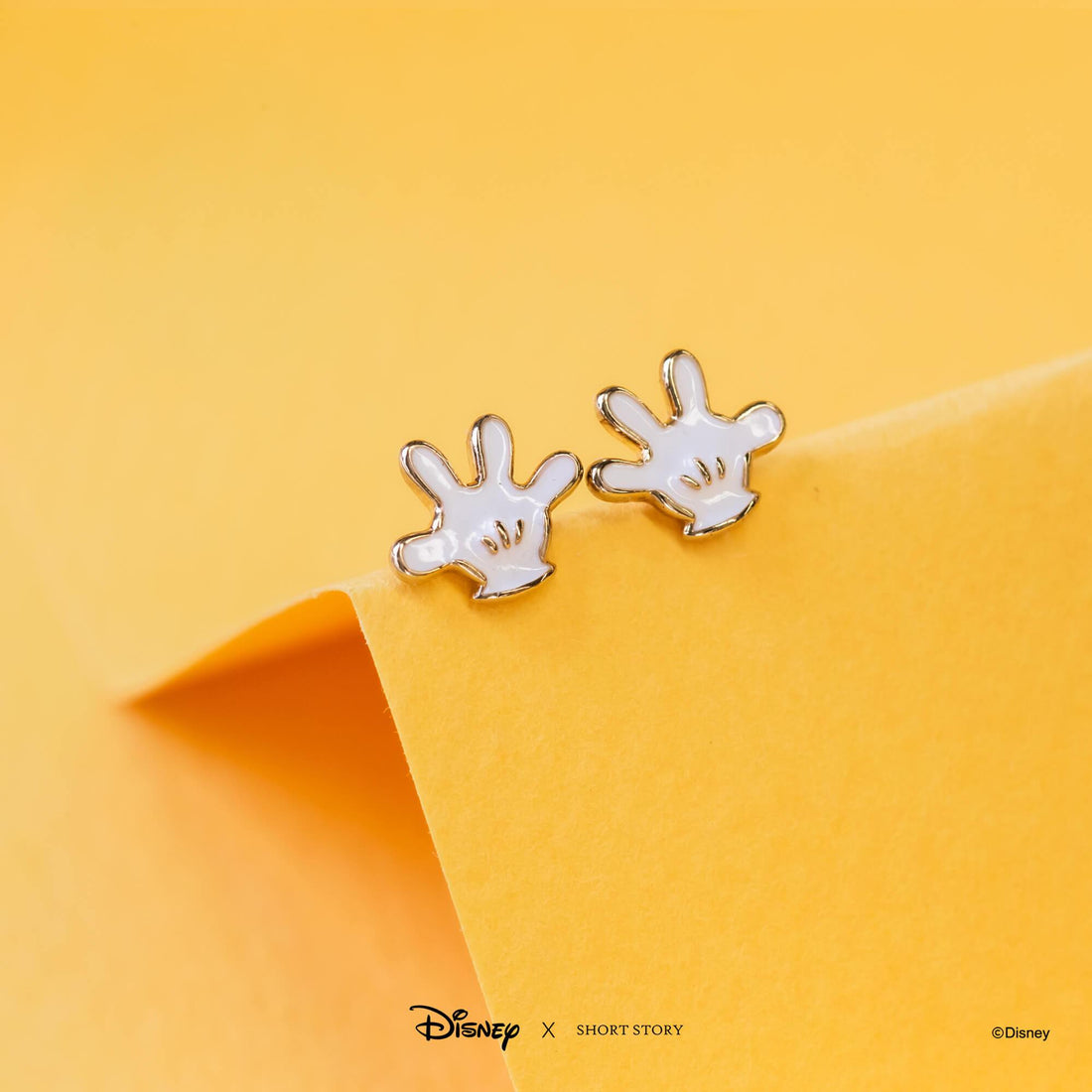 Disney Earring Epoxy Mickey Gloves