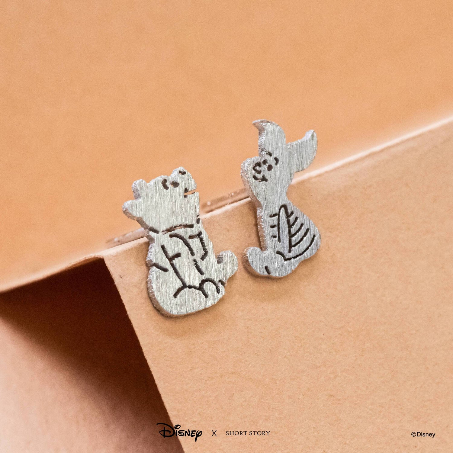 Disney Earring Pooh and Piglet