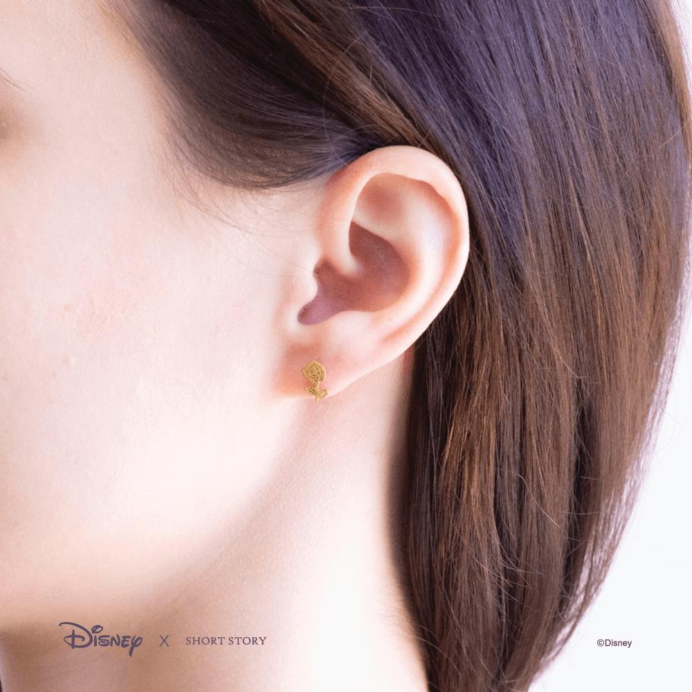 Disney Earring Belle Rose