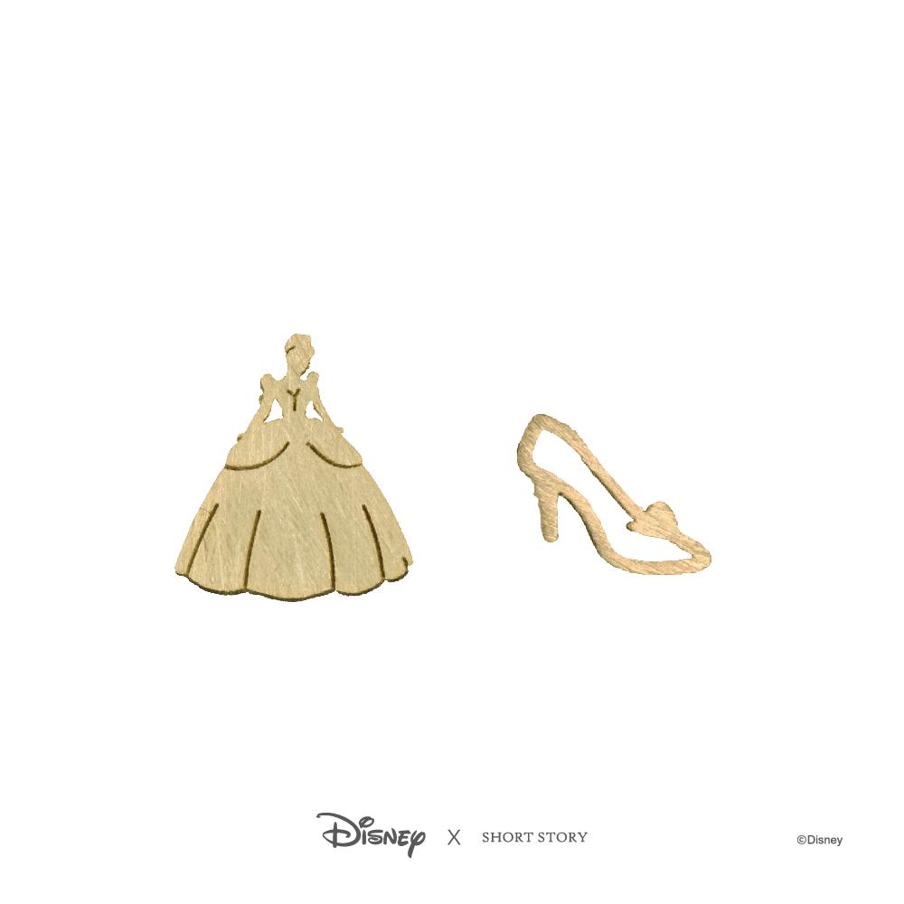 Disney Earring Cinderella Dress and Shoe