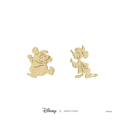 Disney Earring Cinderella Jaq and Gus