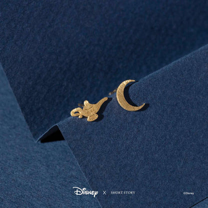 Disney Earring Jasmine Lamp and Moon