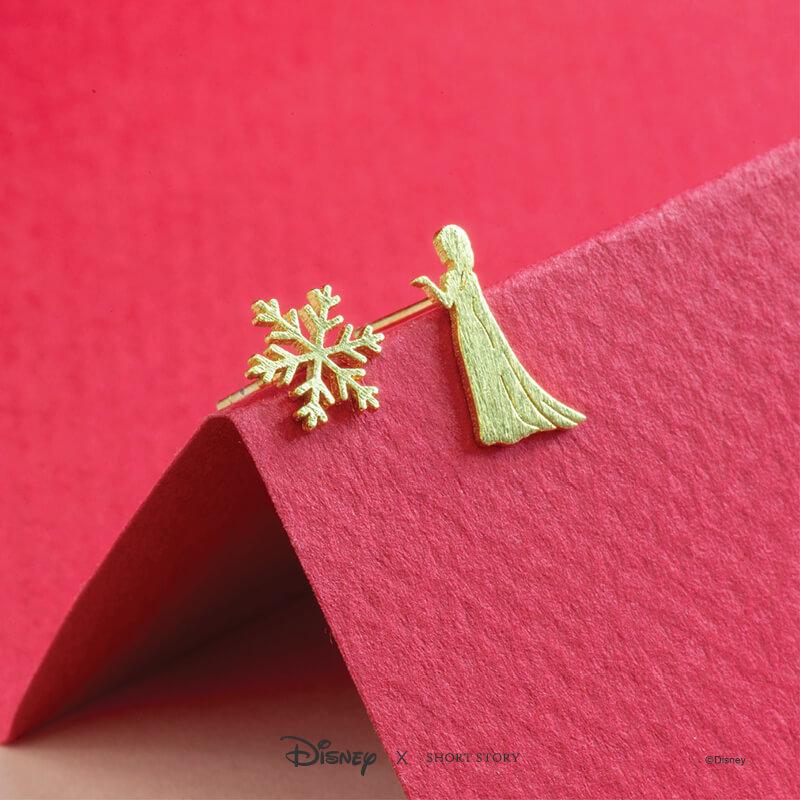 Disney Earring Elsa Snowflake